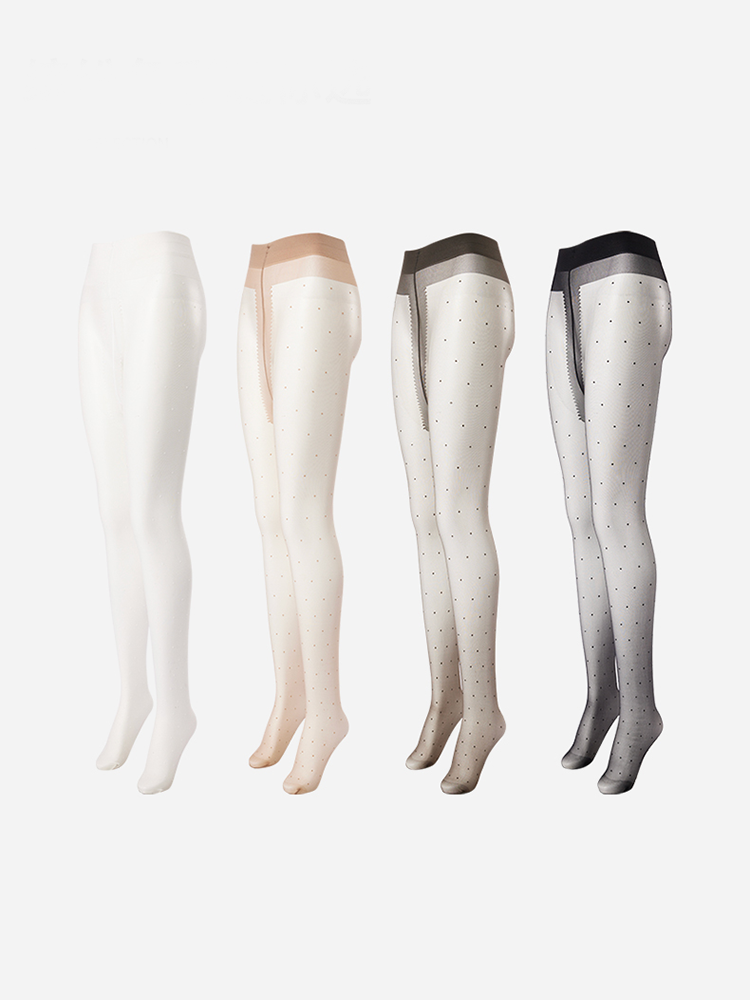 Sheer Polka Dot Tights