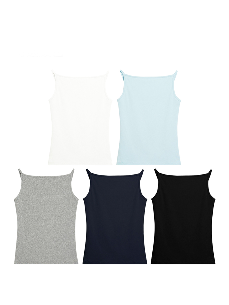 Reversible Spaghetti Strap Tank Top – Black & White