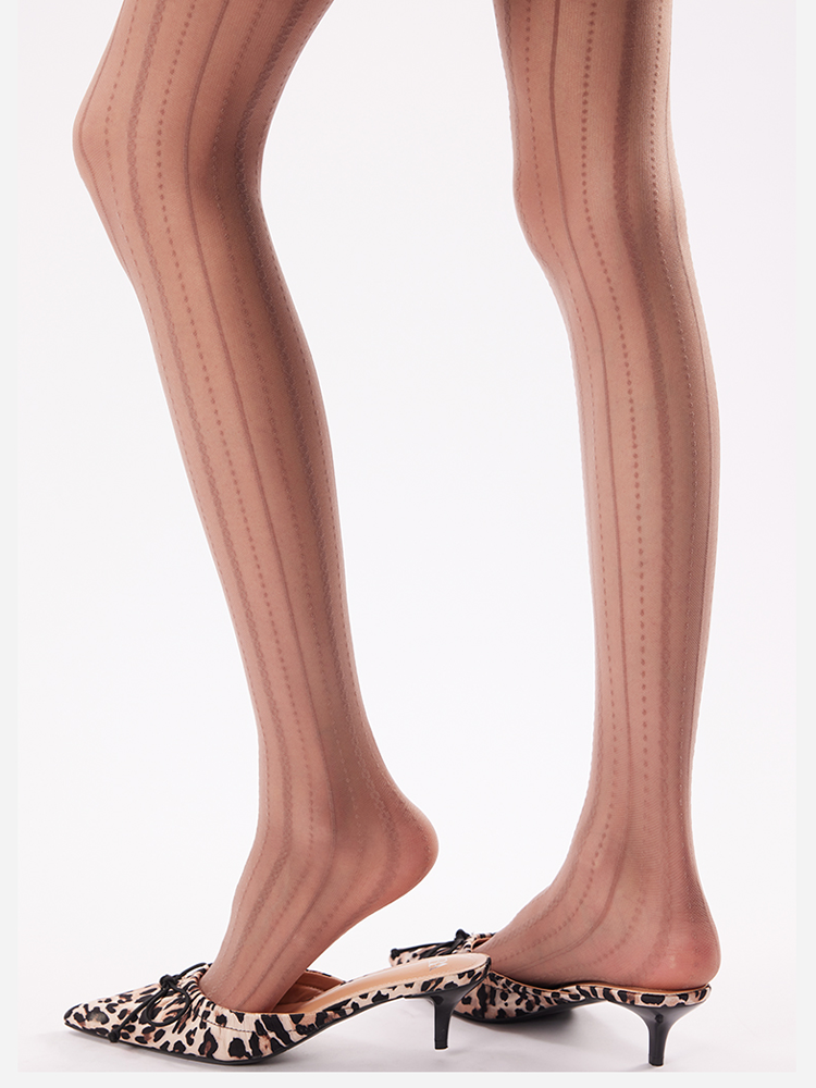 Sheer Polka Dot Tights