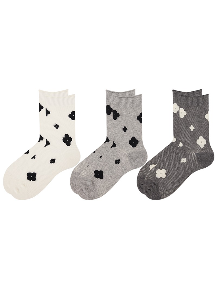 Floral Mesh Ruffle Socks Balletcore Summer Style