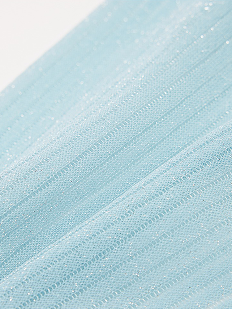 Shimmer Ribbed Crew Socks Korean Layered Look