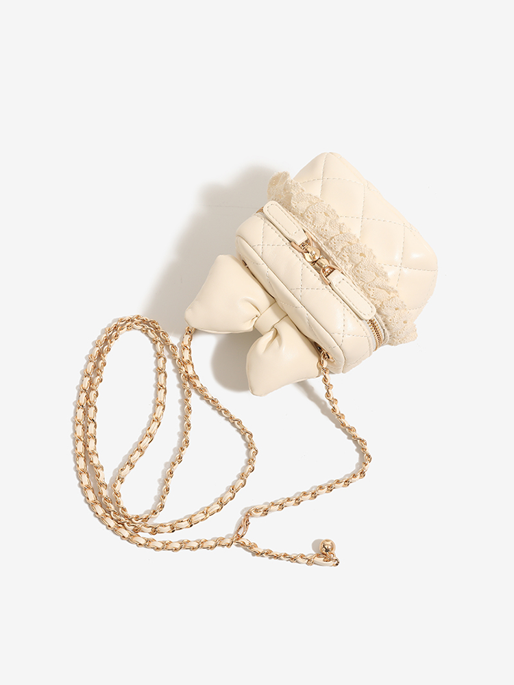 Bow Mini Chain Wallet Crossbody Bag