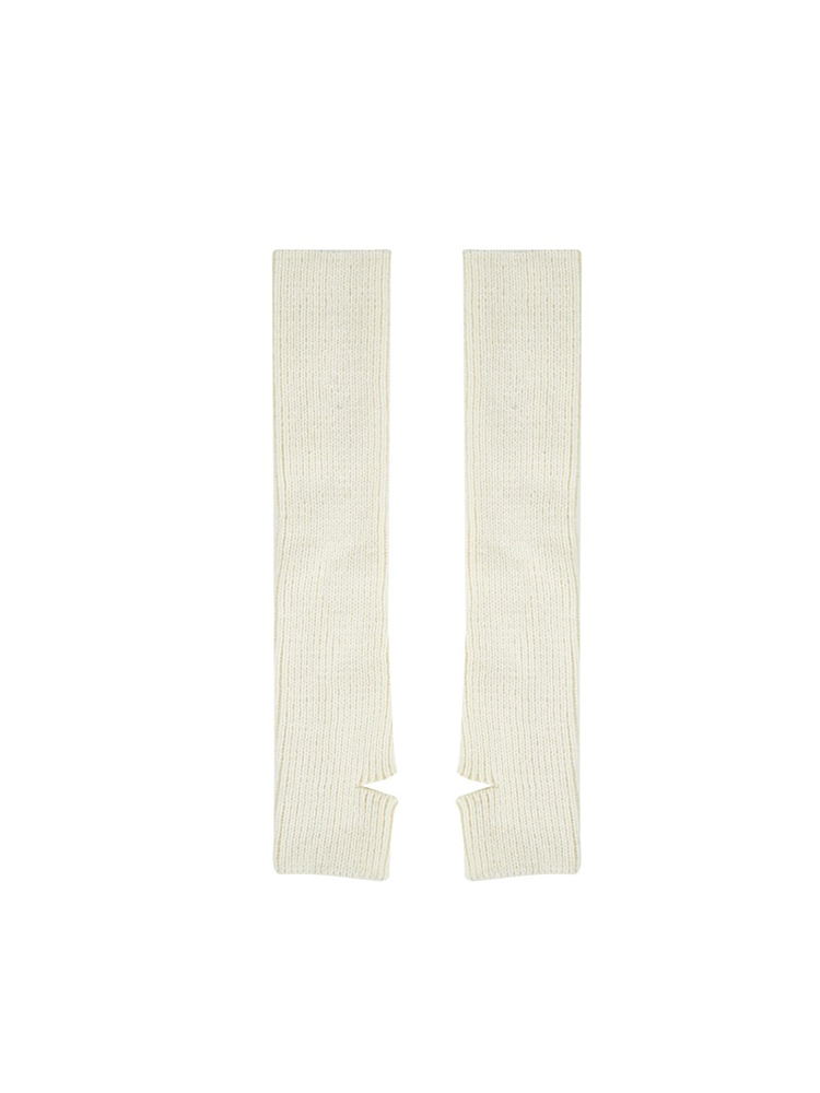 Yoga Ballet Dance Leg Warmers Retro Preppy Chic Ribbed Knitted - Yangma